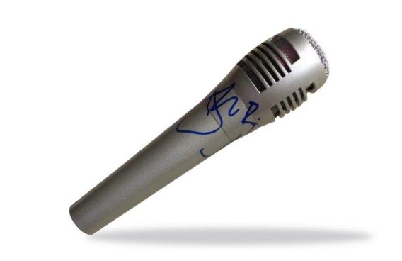 Jon B authentic signed microphone