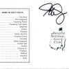 Jeff Quinney authentic signed Masters Score card
