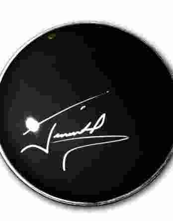 Jeremih authentic signed drumhead