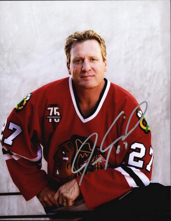 Jeremy Roenick authentic signed 8x10 picture