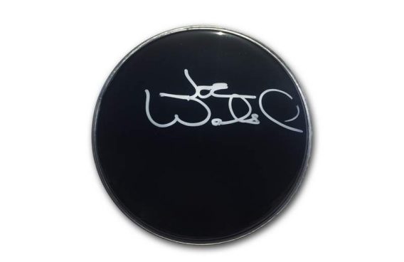 Joe Walsh authentic signed drumhead