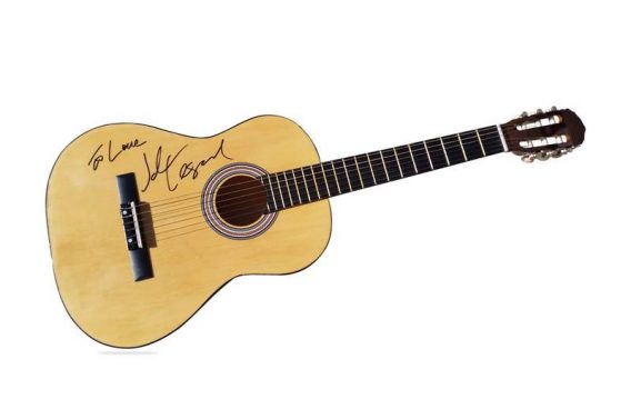 John Legend authentic signed guitar