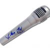 Johnny Gill authentic signed microphone