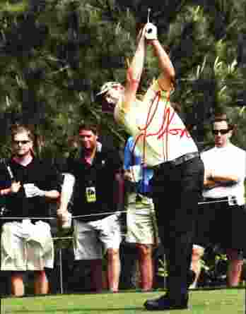 Justin Rose authentic signed 8x10 picture