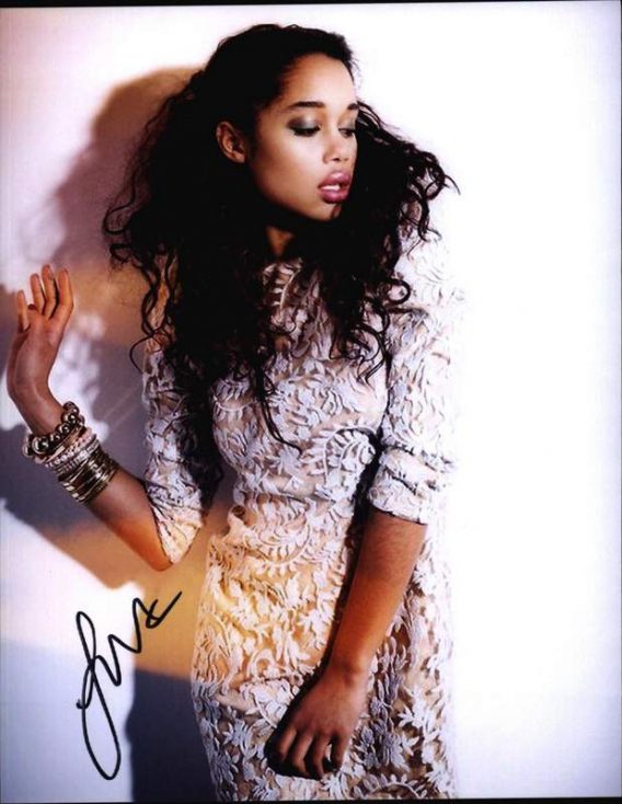 Laura Harrier authentic signed 8x10 picture