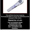 Lil Jon certificate of authenticity from the autograph bank