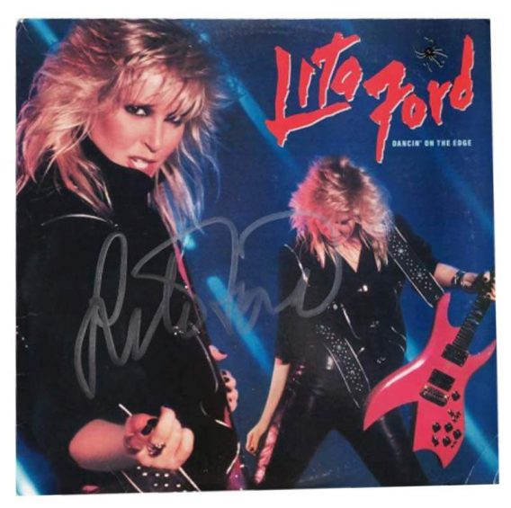 Lita Ford authentic signed album