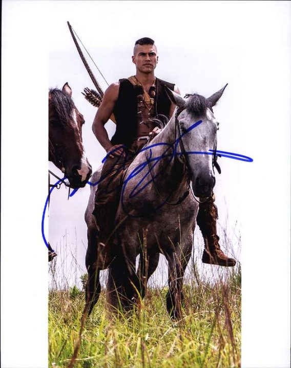 Martin Sensmeier authentic signed 8x10 picture