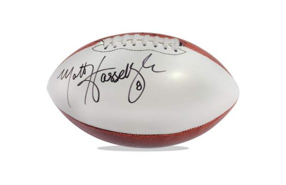 Matt Hasselbeck authentic signed NFL ball