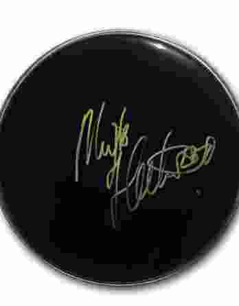 Mick Fleetwood authentic signed drumhead