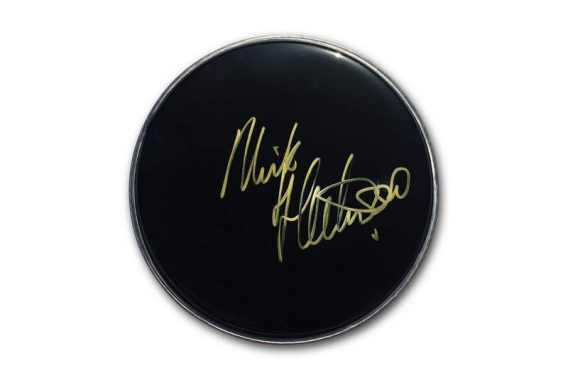 Mick Fleetwood authentic signed drumhead
