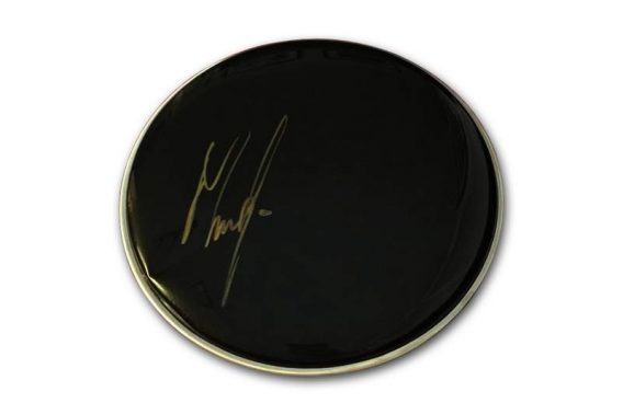 Munkey authentic signed drumhead