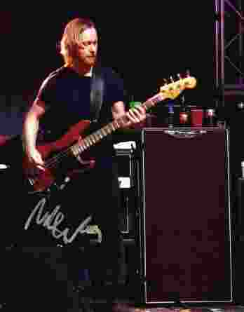 Nate Mendel authentic signed 8x10 picture
