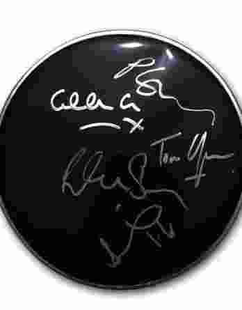 New Order authentic signed drumhead