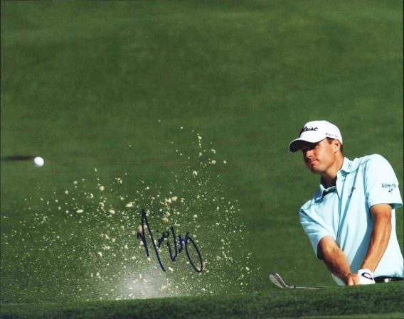 Nick Watney authentic signed 8x10 picture