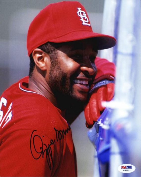 Ozzie Smith authentic signed 8x10 picture