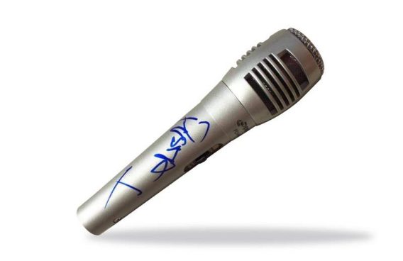 Pusha T authentic signed microphone