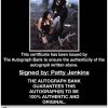 Patty Jenkins certificate of authenticity from the autograph bank