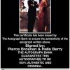 Pierce Brosnan & Halle Berry certificate of authenticity from the autograph bank