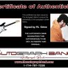 Rl Grime certificate of authenticity from the autograph bank