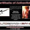 Richard Marx certificate of authenticity from the autograph bank