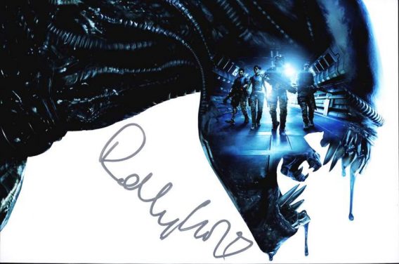 Ridley Scott authentic signed 10x15 picture