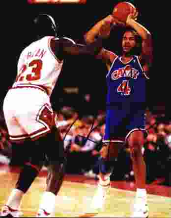 Ron Harper authentic signed 8x10 picture