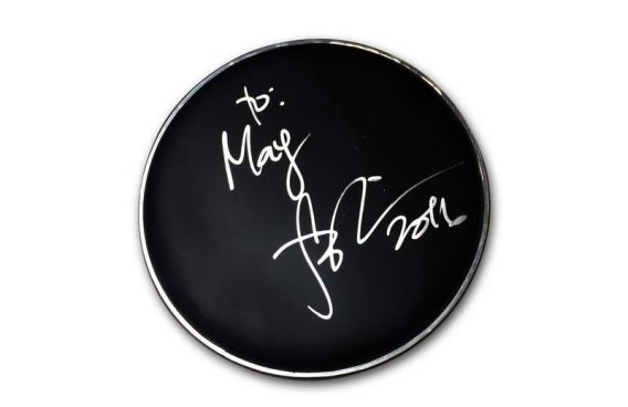 Ryan Leslie authentic signed drumhead