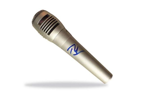 Ryan Seacrest authentic signed microphone