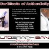 Sheek Louch certificate of authenticity from the autograph bank