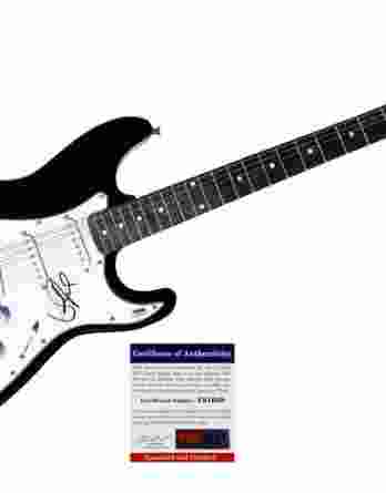 Steven Tyler authentic signed guitar