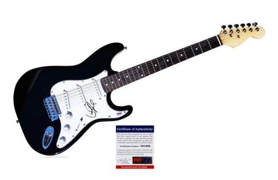 Steven Tyler authentic signed guitar