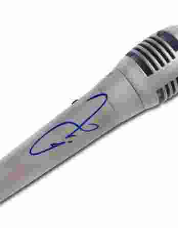 T.I. Harris authentic signed microphone
