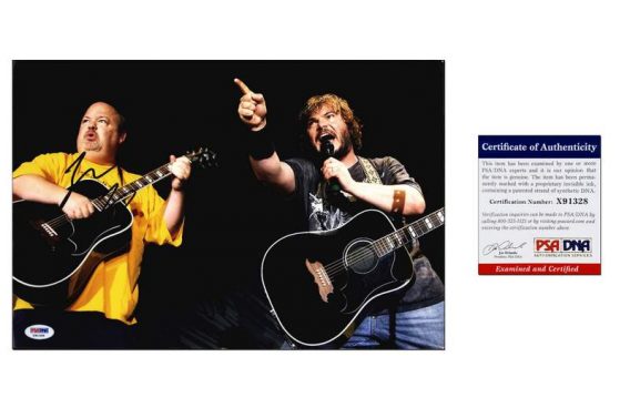 Tenacious D certificate of authenticity from the autograph bank