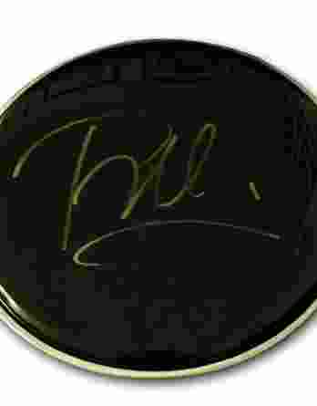 Tom Morello authentic signed drumhead