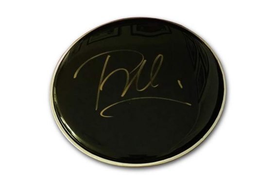 Tom Morello authentic signed drumhead