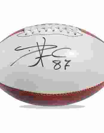 Travis Kelce authentic signed NFL ball