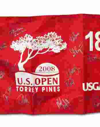 Us Open authentic signed flag