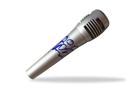 Vanilla Ice authentic signed microphone