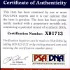 Charlie Cox certificate of authenticity from the autograph bank