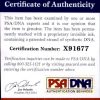 Cody Simpson certificate of authenticity from the autograph bank