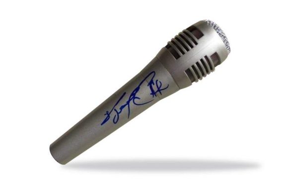 Jimmy Cliff authentic signed microphone