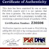 Kim Kardashian certificate of authenticity from the autograph bank