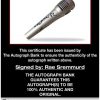 Rae Sremmurd certificate of authenticity from the autograph bank