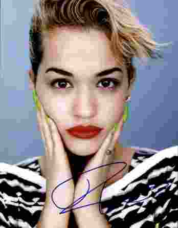 Rita Ora authentic signed 10x15 picture