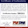 Wiz Khalifa certificate of authenticity from the autograph bank