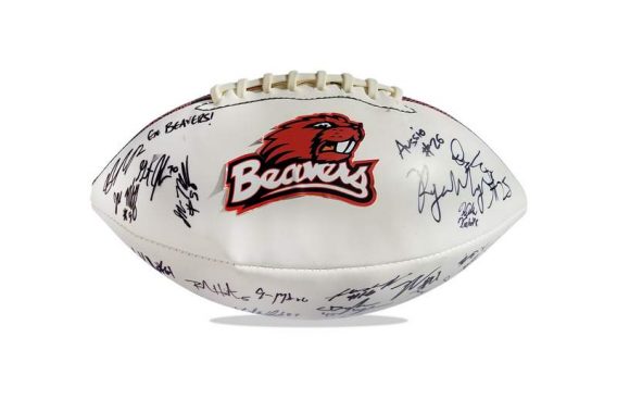 Oregon State Beavers authentic signed football