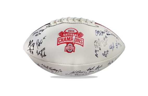 Ohio State Buckeyes authentic signed football