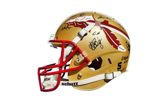 Florida State Seminoles certificate of authenticity from the autograph bank