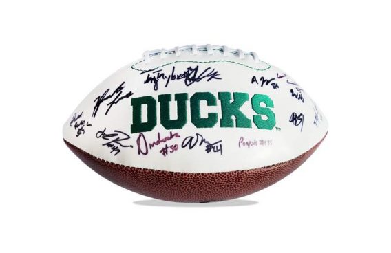 Oregon Ducks proof of signing certificate